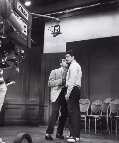 Martin and Lewis on a film set Photo Print (8 x 10)