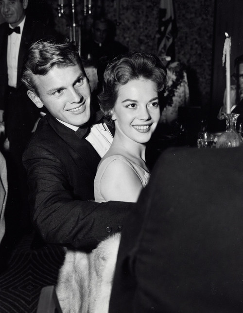 Natalie Wood and Tab Hunter at the Crystal Room in Beverly Hills Photo Print (8 x 10)