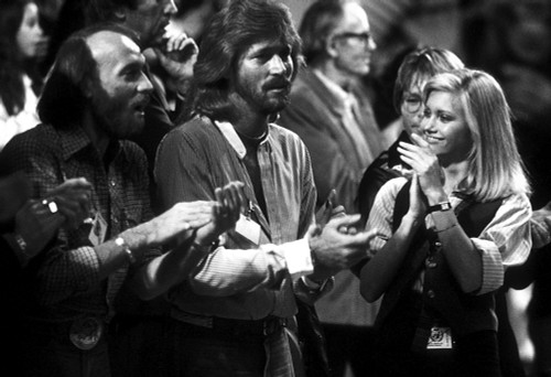 the Bee Gees with Olivia Newton John Photo Print (10 x 8)