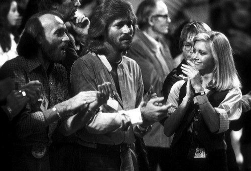 the Bee Gees with Olivia Newton John Photo Print - Item # VARGLP358067