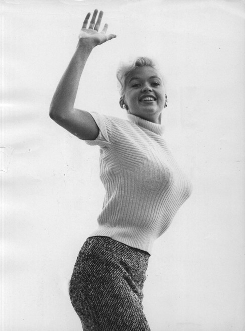 Jayne Mansfield Smiling and Waving Photo Print (8 x 10)