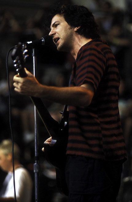 Eddie Vedder of Pearl Jam performing at the Tibetan Freedom Concert at the Robert F Kennedy Stadium Photo Print (8 x 10