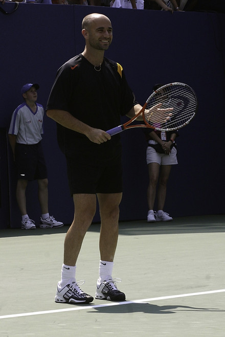 Andre Agassi playing tennis Photo Print (8 x 10)