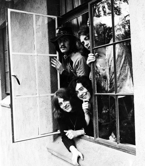 Led Zeppelin in a window Photo Print (8 x 10)