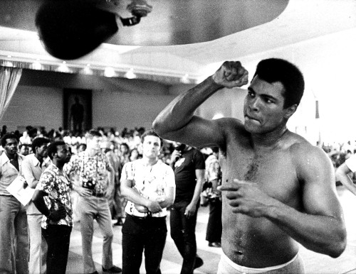 Muhammad Ali training for the Ali Foreman match in Zaire Photo Print - Item # VARGLP371487