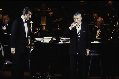 Frank Sinatra and Dean Martin performing Photo Print - Item # VARGLP371850