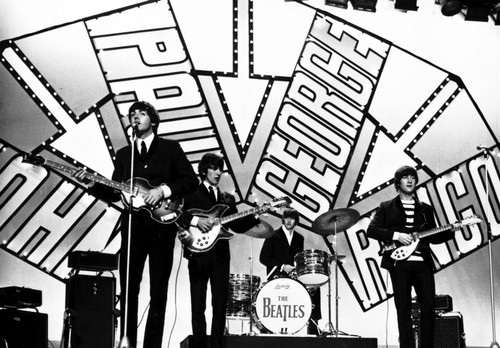 The Beatles performing Photo Print