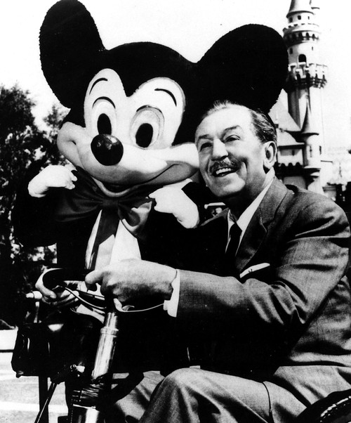 Walt Disney and Mickey Mouse Photo Print (8 x 10)