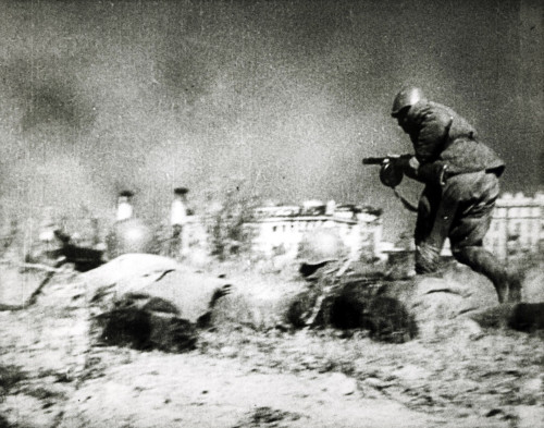 German soldiers fighting in the Battle of Stalingrad Photo Print (10 x 8)