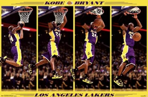Los Angeles Lakers - K Bryant 13 Poster Print
