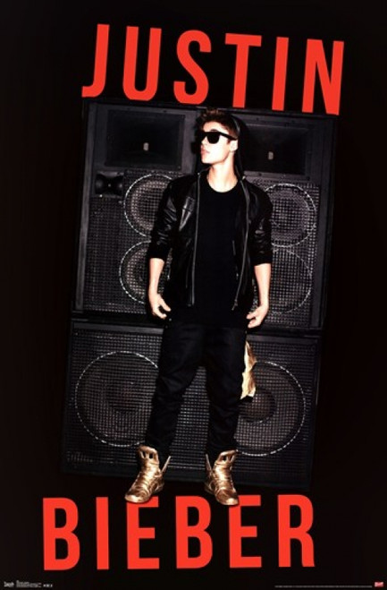 Justin Bieber - Speakers Poster Print