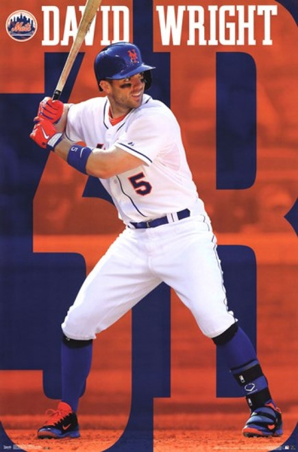 New York Mets��_ - D Wright 14 Poster Print