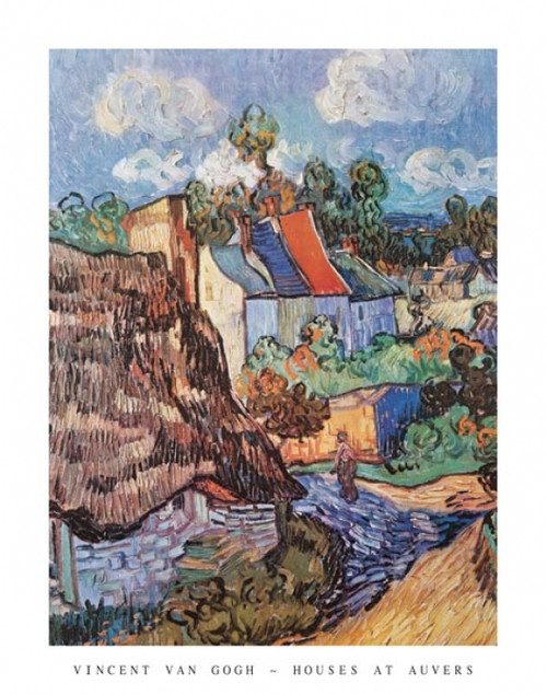 House At Auvers - Vincent van Gogh Poster Print