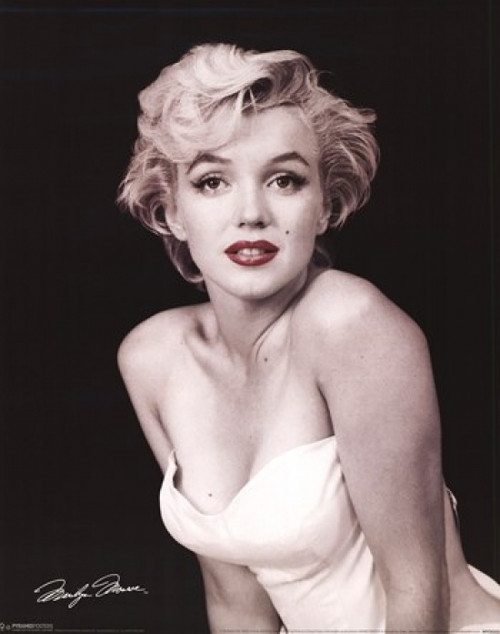 Marilyn Monroe - Red Lips Poster Print