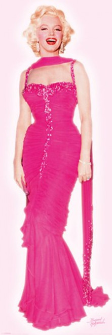 Marilyn Monroe - Pink Dress Poster Print