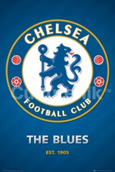 Chelsea FC Club Crest 2013 Poster - 22 x 34 inches