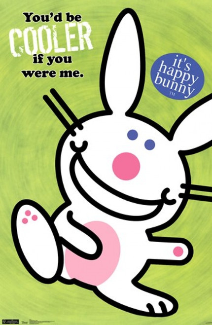 Happy Bunny - Cooler Poster - 22 x 34 inches