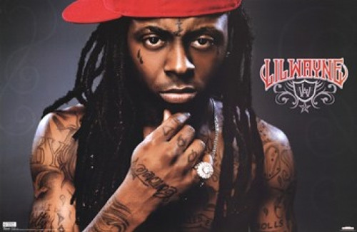 Lil Wayne - Tats Poster - 22 x 34 inches