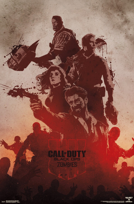 Call of Duty: Black Ops 4 - Zombies Graphic Poster - 22 x 34 inches