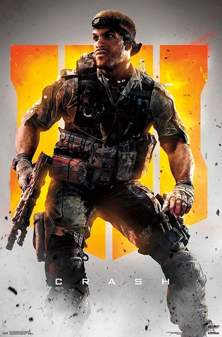 Call of Duty: Black Ops 4 - Crash Key Art Poster - 22 x 34 inches