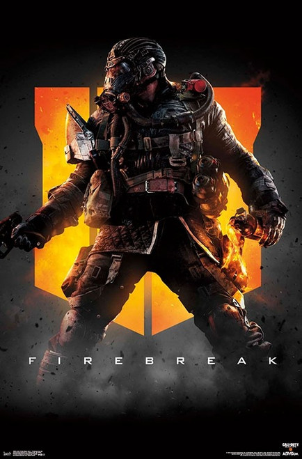 Call of Duty: Black Ops 4 - Firebreak Key Art Poster - 22 x 34 inches
