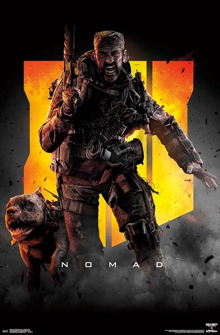 Call of Duty: Black Ops 4 - Nomad Key Art Poster - 22 x 34 inches