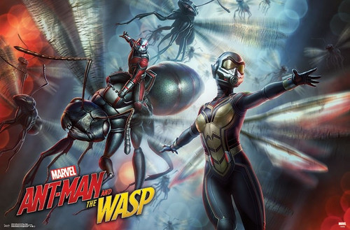 Ant-Man and The Wasp - Flight Poster - 22 x 34 inches
