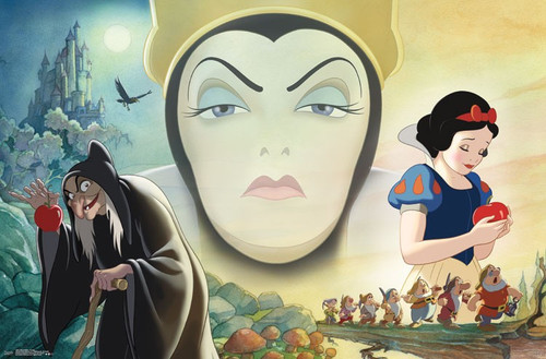 Snow White - Collage Poster - 22 x 34 inches