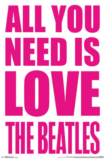 The Beatles - Love Poster - 22 x 34 inches