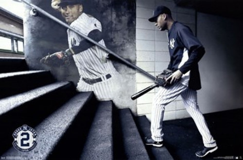 New York Yankees- Jeter Retirement Poster - 22 x 34 inches