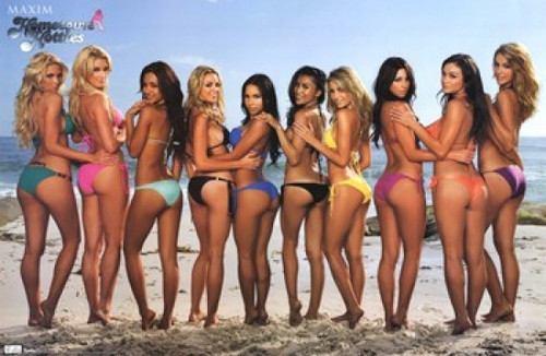 Maxim - Beach Bikinis Poster - 22 x 34 inches