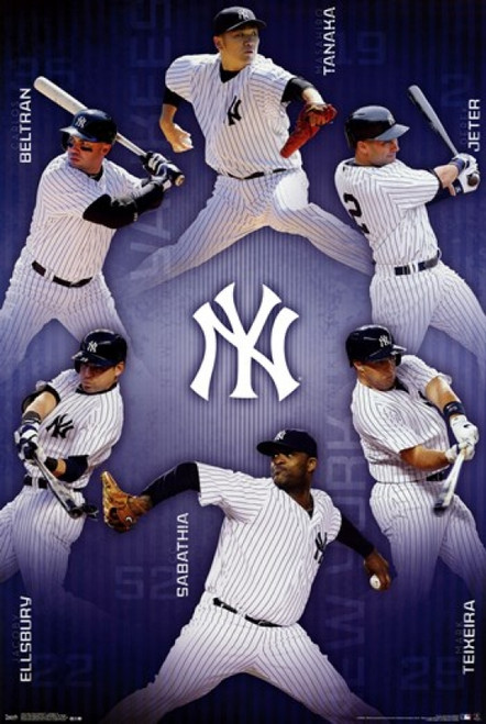 New York Yankees - Collage 14 Poster - 22 x 34 inches