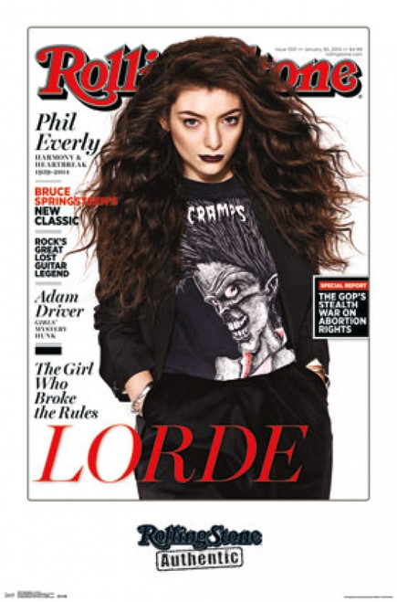 Rolling Stone - Lorde 14 Poster - 22 x 34 inches