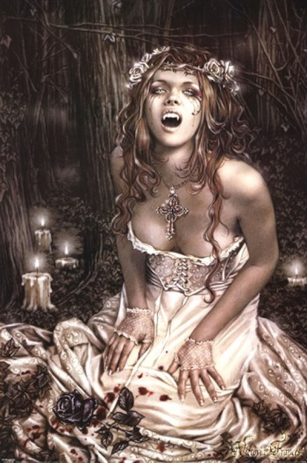 Vampire Girl Poster - 22 x 34 inches