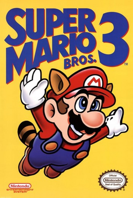 Super Mario Bros. 3 - Cover Poster - 22 x 34 inches