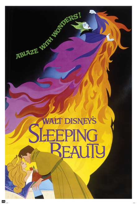 Walt Disney Sleeping Beauty Poster - 22 x 34 inches