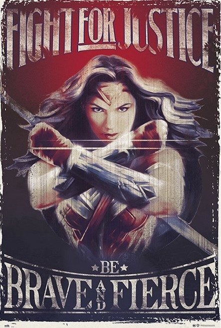 Wonder Woman - Fight Poster - 22 x 34 inches
