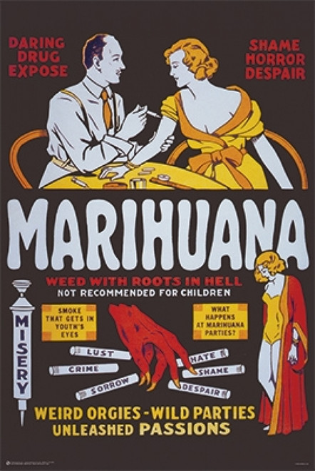 Marihuana / Roots In Hell Poster - 22 x 34 inches