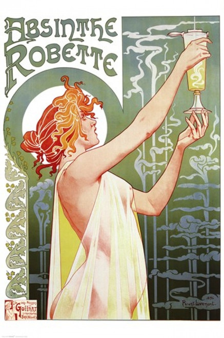 Absinthe Robette Poster Print by Privat Livemont
