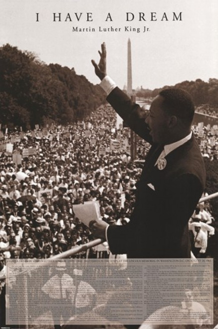 Martin Luther King - Dream Poster Print