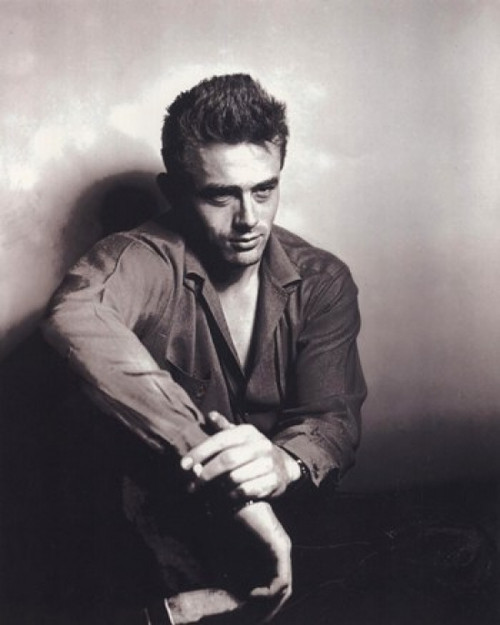 James Dean - Sitting Poster Print