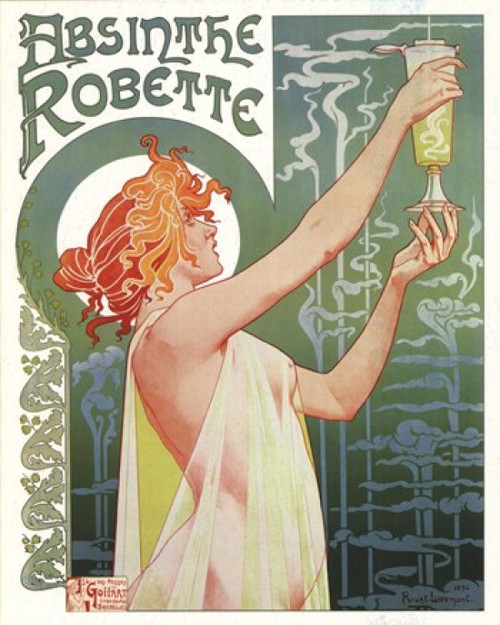 Absinthe Robette Poster Print by Privat Livemont