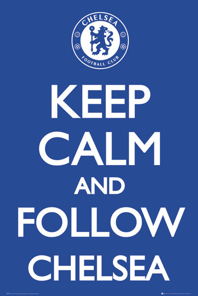 Chelsea Keep Calm Poster Print