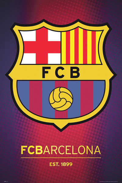 Barcelona Club Crest 2013 Poster Print