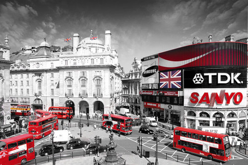 London Piccadilly Circus Poster Print