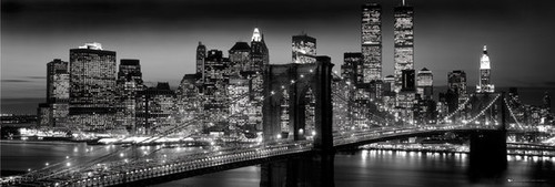 New York Manhattan Black - Berenholtz Poster Print