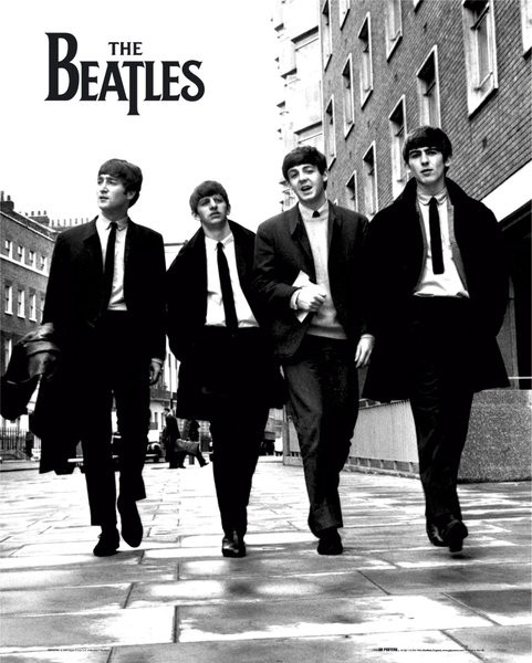 The Beatles In London Poster Print