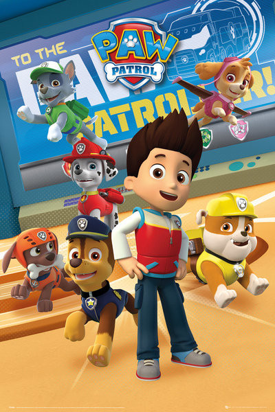 Paw Patrol Characters Poster Print