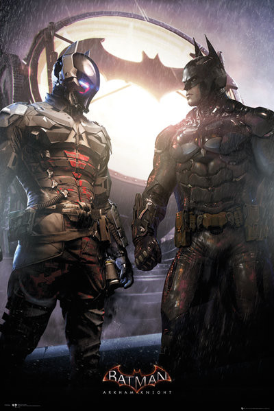 Batman Arkham Knight Arkham Knight And Batman Poster Print