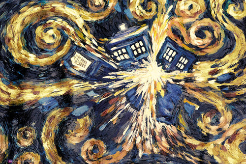 Doctor Who Exploding Tardis Poster Print